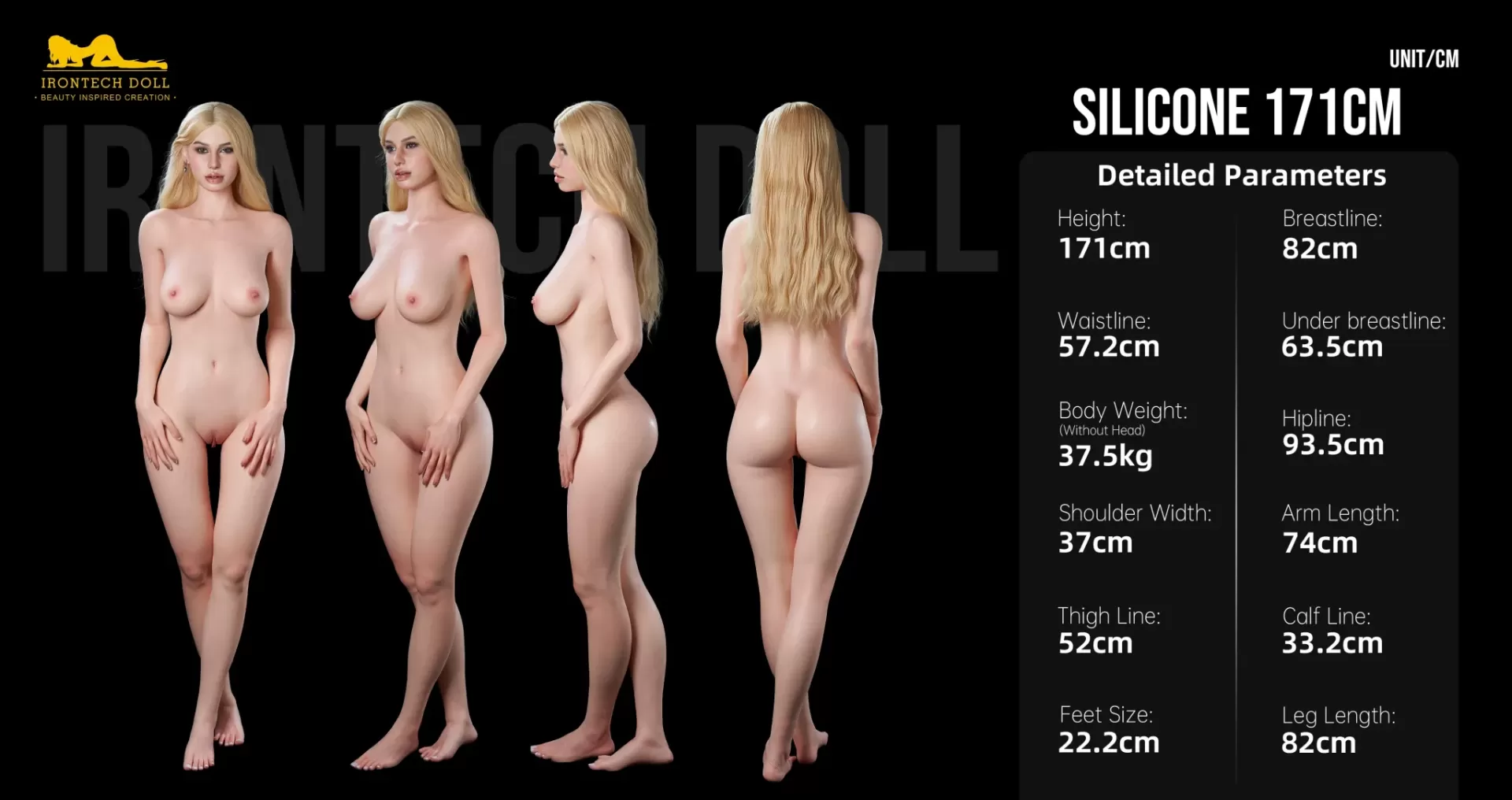 🌅 Lexi 171cm S42 | Sunset Girl Sex Doll with ROS MAX by Irontech