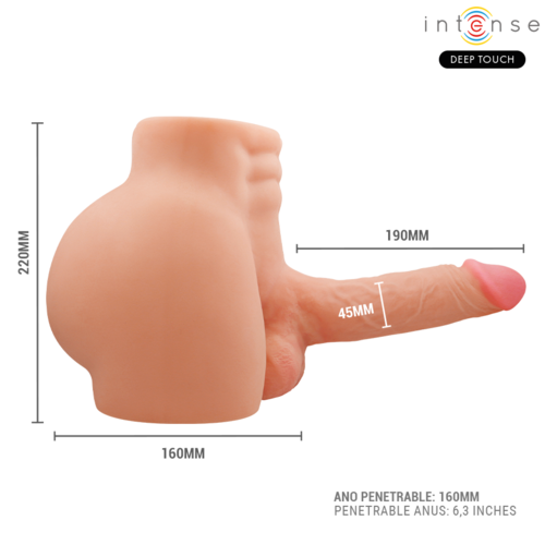 INTENSE Deep Touch | Torso Richie com Ânus e Dildo Realista