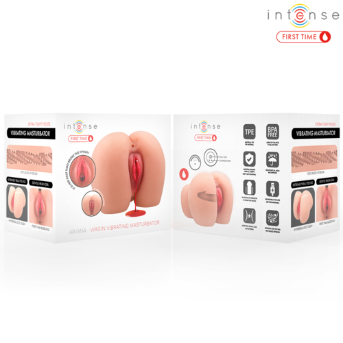 Masturbador Ariana Intense: Experiência Hiper-Realista com 10 Modos de Vibração e Design "First Time"
