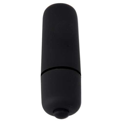 vibrador portátil preto com botão