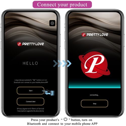 💜 PRETTY LOVE August | Vibrador de Prazer Duplo Global Remoto