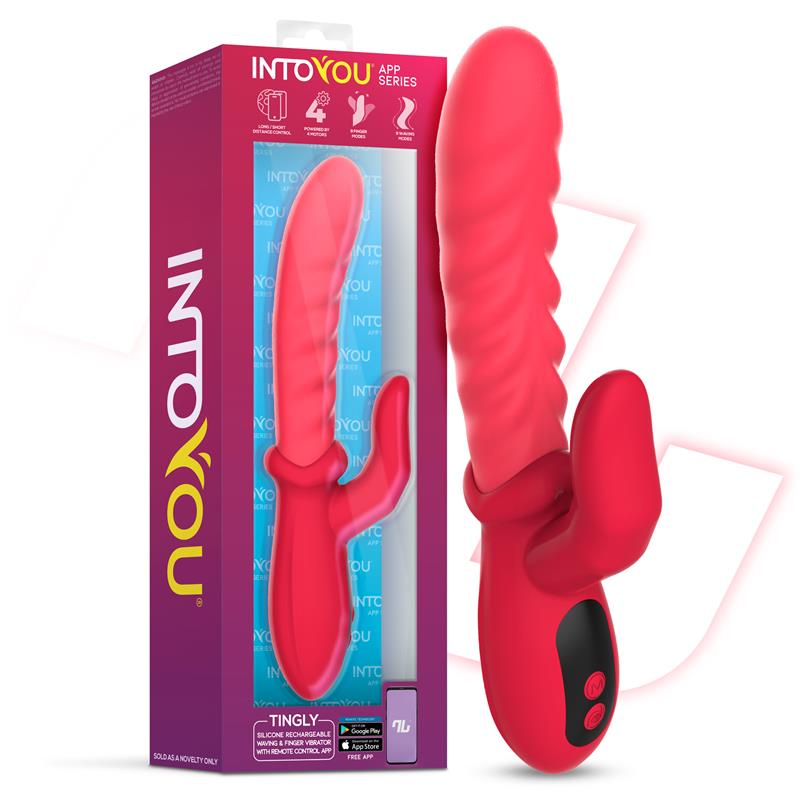 🌀 INTOYOU APP SERIES Tingly Vibrator with Finger, Waving and App