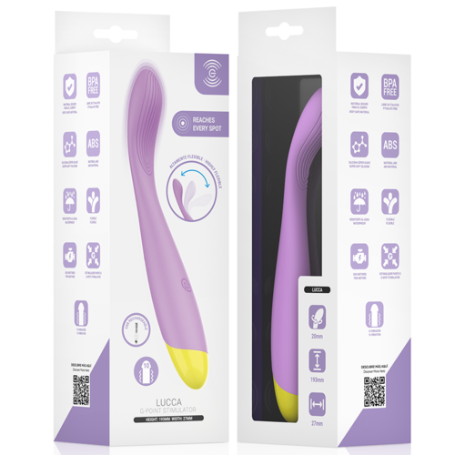 Estimulador de Ponto G Lucca Intense: Flexibilidade e Precisão para o Máximo Prazer