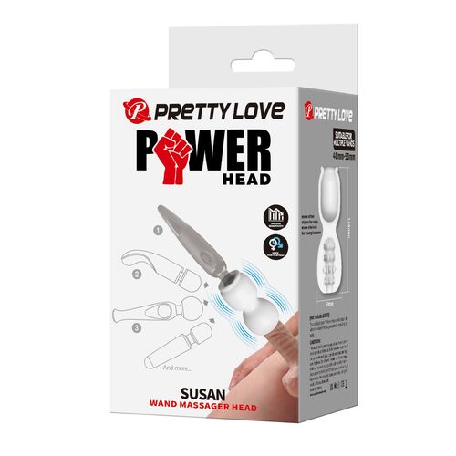 💆 SUSAN POWER Head Wand Massager Attachment | Ø 6.5 cm