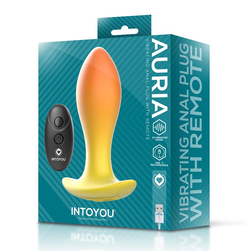 💚 INTOYOU Auria Vibrating Anal Plug | Remote Control USB-C