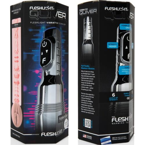 Masturbador Fleshlight Quiver: Vibração, Aquecimento e Controlo Total para uma Experiência de Prazer Moderna
