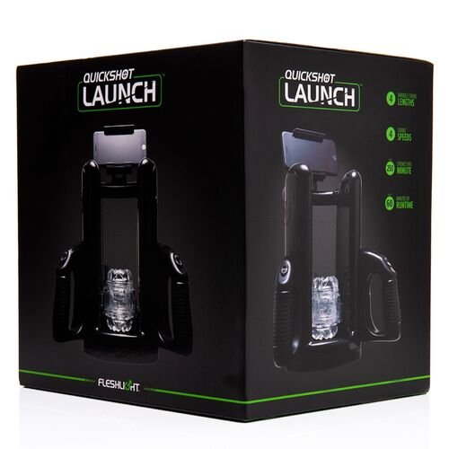 Quickshot Launch Fleshlight: Experi&ecirc;ncia de Masturba&ccedil;&atilde;o Automatizada com Controlo de Velocidade e Zonas de Prazer