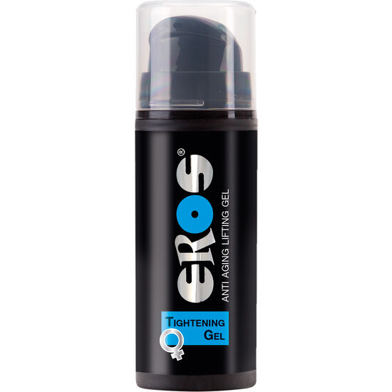 Frasco preto com tampa transparente de gel anti-envelhecimento EROS