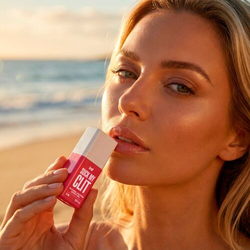 INTT - SUCK MY CLIT GEL COM EFEITO DE SUCÇÃO MORANGO SILVESTRE 15 ML