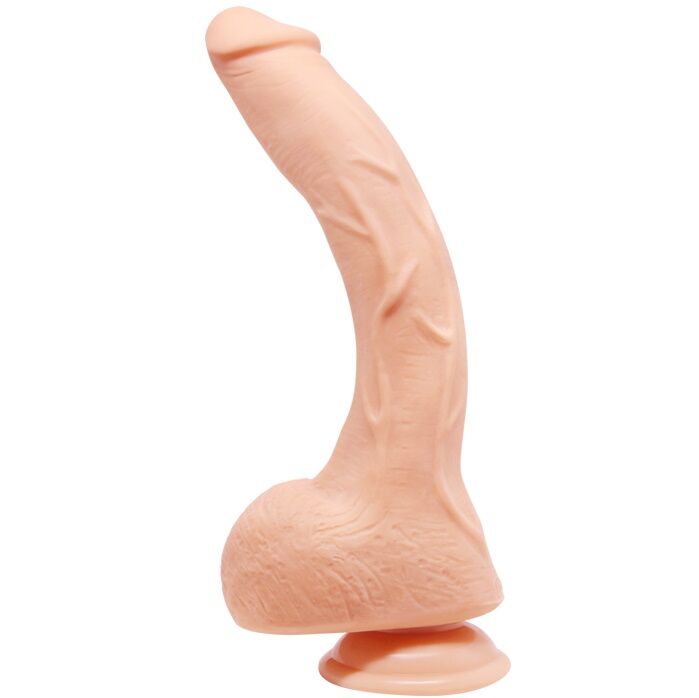 Dildo realista cor pele com base de ventosa