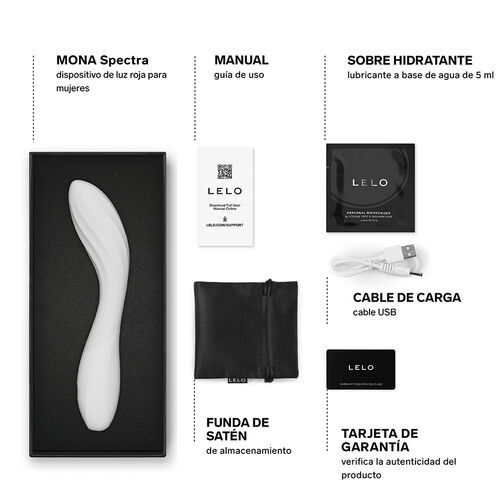 ✨ LELO Mona Spectra | Red Light Intimate Massager with App Control