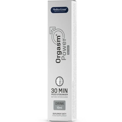 Bebida Orgasm Power Medica Group: Vitalidade e Sensações Intensas com L-Arginina, Guaraná e Vitaminas em 10ml