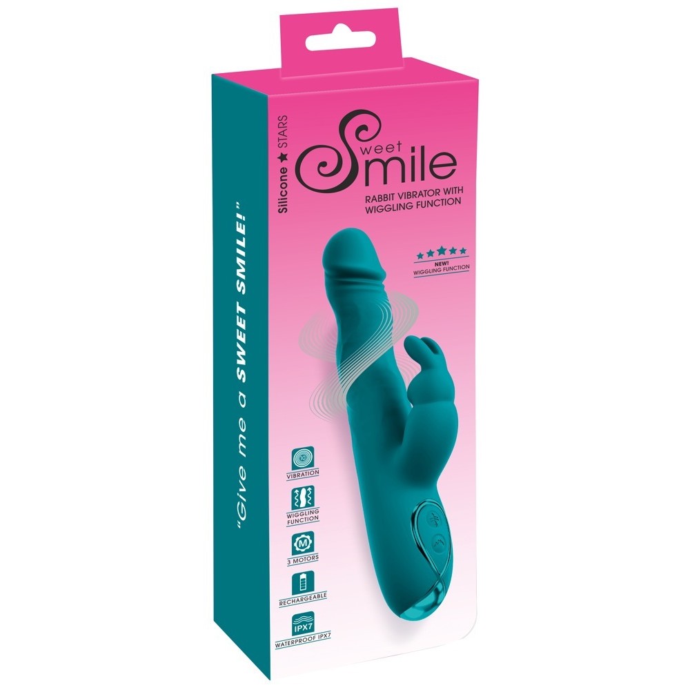 💚 Sweet Smile | Vibrador Rabbit com Função Oscilante