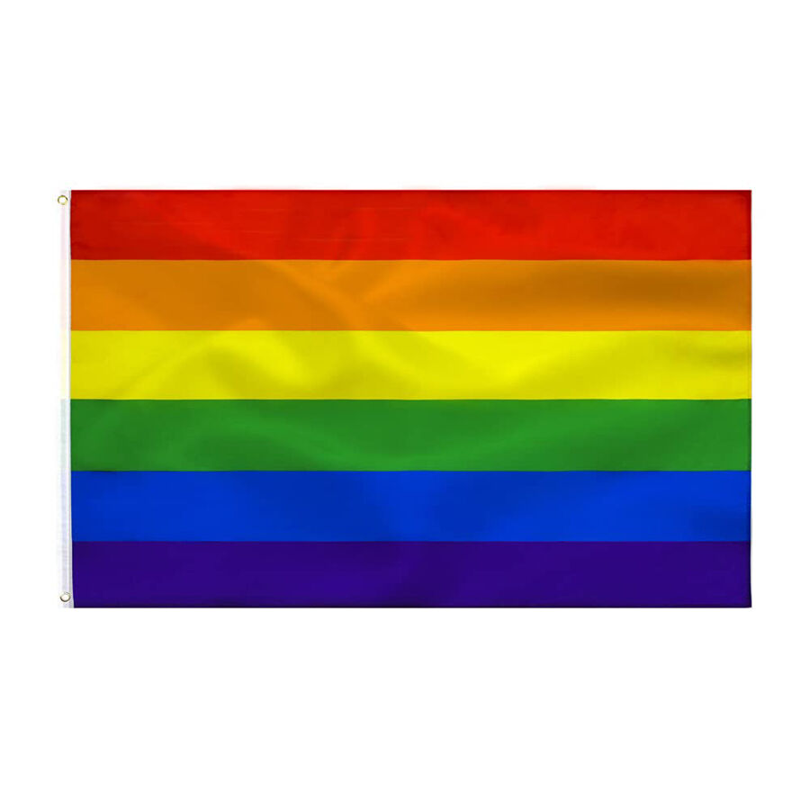 Bandeira arco-íris colorida para pendurar
