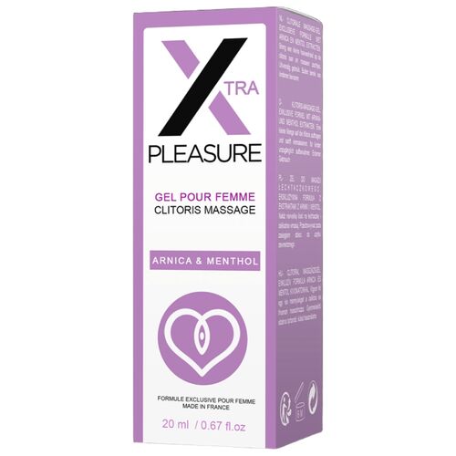 Gel de Massagem para Clit&oacute;ris X Pleasure RUF: Estimula&ccedil;&atilde;o e Sensibilidade com Arnica e Mentol