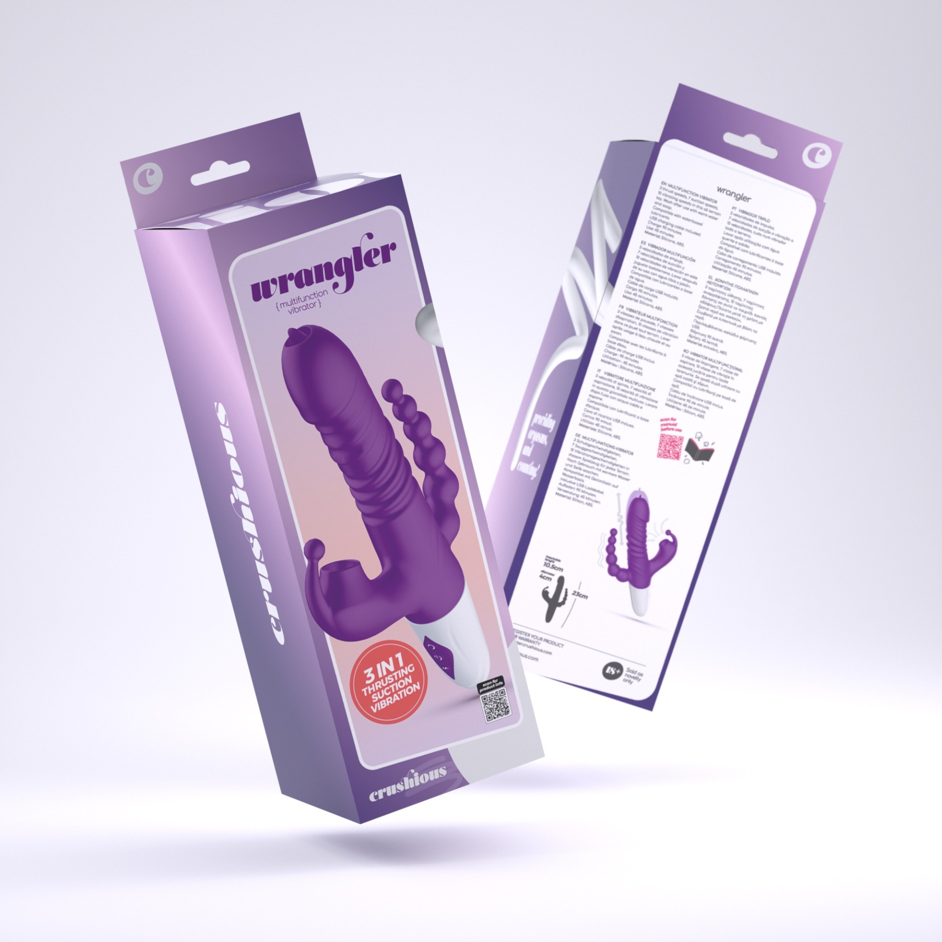  Wrangler | Vibrador Tudo em Um | Crushious