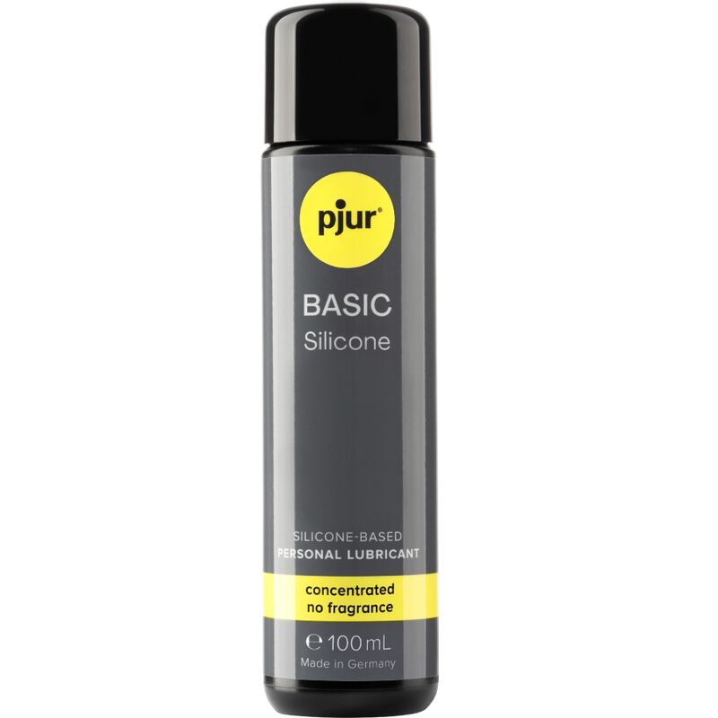Frasco de lubrificante pessoal pjur BASIC Silicone 100 mL