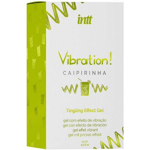 Gel Vibrante Intt: Sabor a Caipirinha com Efeitos de Vibração, Pulsação e Aquecimento para uma Experiência Sensorial Única