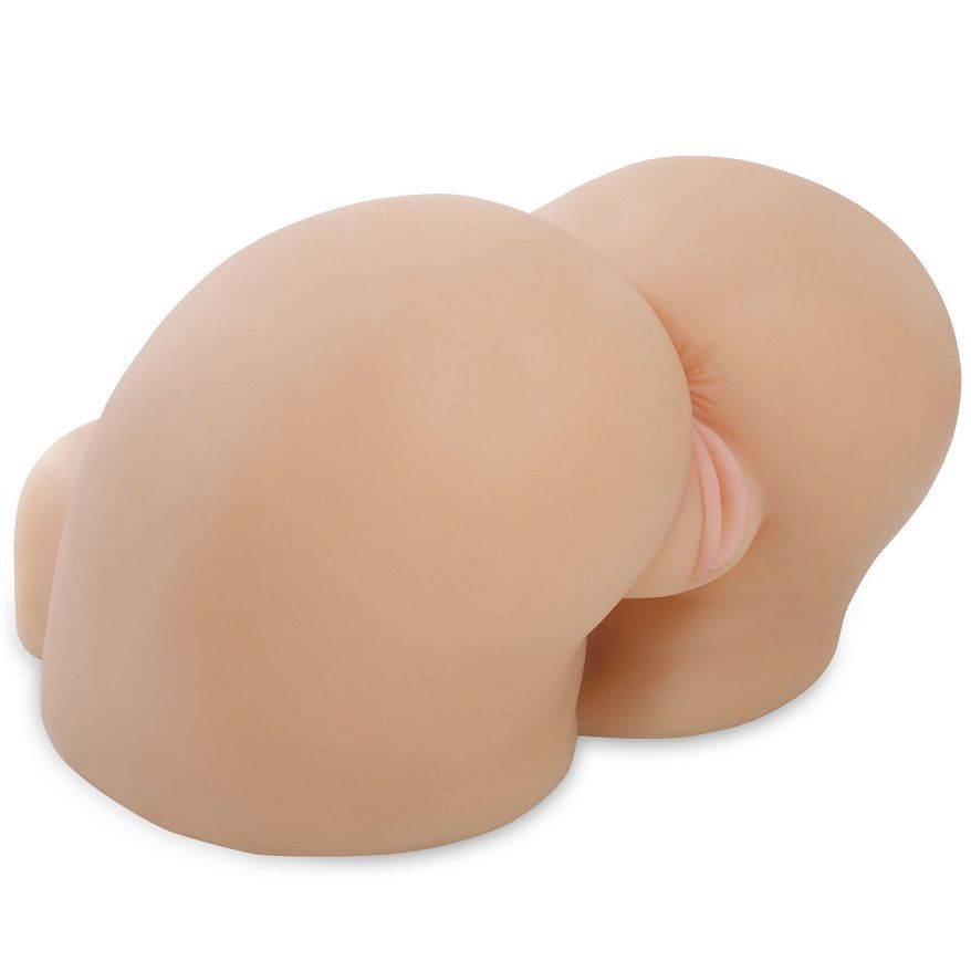 Produto adulto simulado em silicone cor pele com formato anatómico