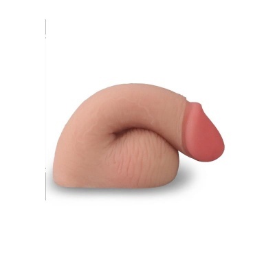 Modelo realista de silicone de pénis com textura detalhada