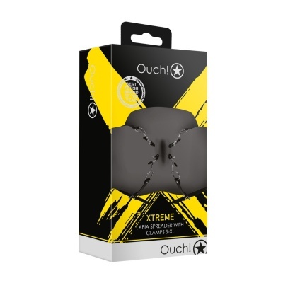 Embalagem do produto Ouch! XTREME Labia Spreader com pinças