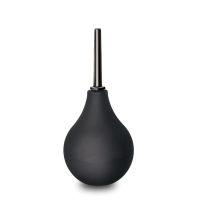 Balão de borracha preto para limpeza com ponta metalizada