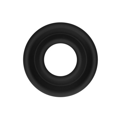 anel de silicone preto circular