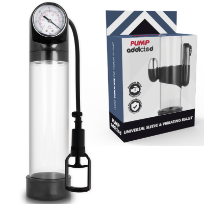 Bomba com manómetro e embalagem PUMP addicted