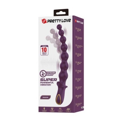 Embalagem de vibrador anelado roxo da marca PRETTY LOVE