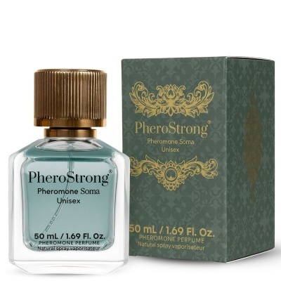 Frasco de perfume unissexo PheroStrong com caixa