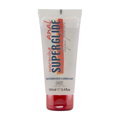 Frasco de lubrificante SUPERGLIDE com tampa vermelha
