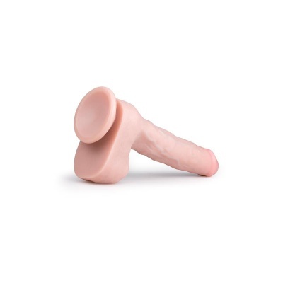 produto em silicone cor rosa claro com base circular larga plana