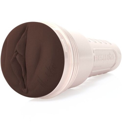 Masturbador masculino com toque castanho em invólucro transparente FLESHLIGHT