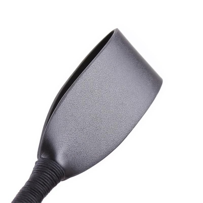 Espátula de cozinha cinza escuro com cabo em corda preta