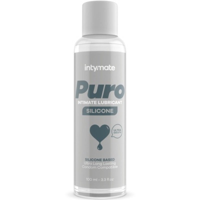 Frasco de lubrificante íntimo intymate Puro silicone, 100 ml