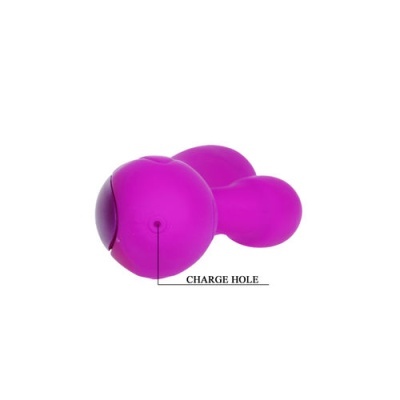 Dispositivo roxo de silicone com buraco para carregamento