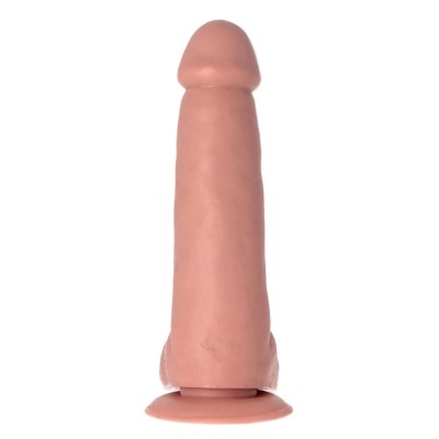 Dildo realista cor pele com base de ventosa
