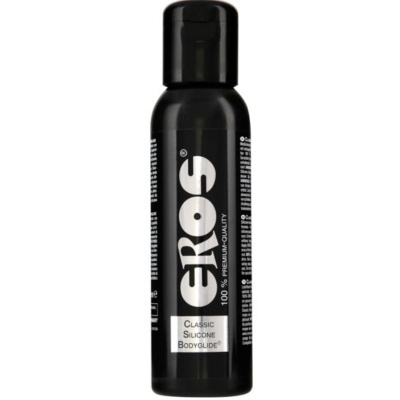 Garrafa preta de silicone Eros Classic