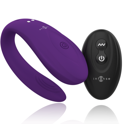 Dispositivo roxo ergonómico com telecomando preto intense