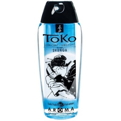 Frasco de lubrificante Toko Shunga com desenho japonês