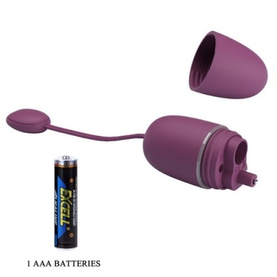 Produto eletrónico roxo com pilha AAA Excell
