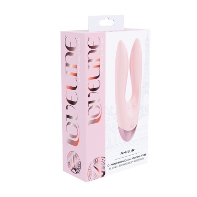 Embalagem rosa de vibrador sensual AMOUR da Loveline International