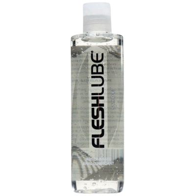 Frasco transparente de lubrificante à base de água FLESHLUBE SLIDE