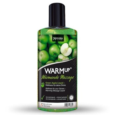 Frasco de líquido para massagem Warm Up maçã verde