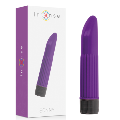 Vibrador roxo Intense Sonny com embalagem