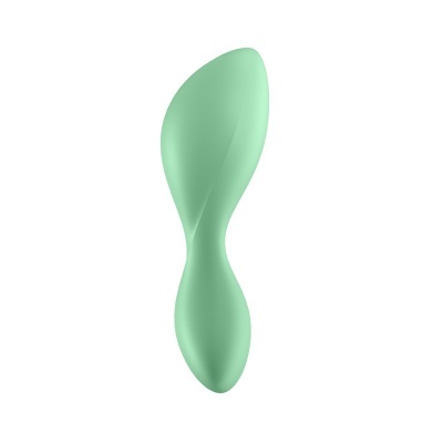 Escova de cabelo verde água com design ergonómico