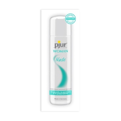 Frasco branco de lubrificante pessoal pjur WOMAN Nude