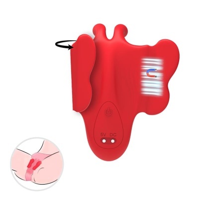 Dispositivo vermelho em silicone com botão e indicação 5V DC