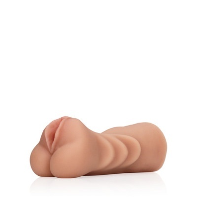 Produto sexual de silicone cor de pele com textura anatómica