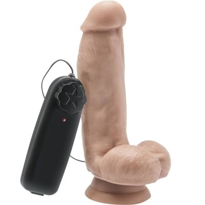 Brinquedo sexual em forma de pénis com controlo remoto preto